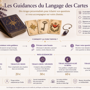 Les Guidances – Le Langage des Cartes - Tirage de cartes en ligne